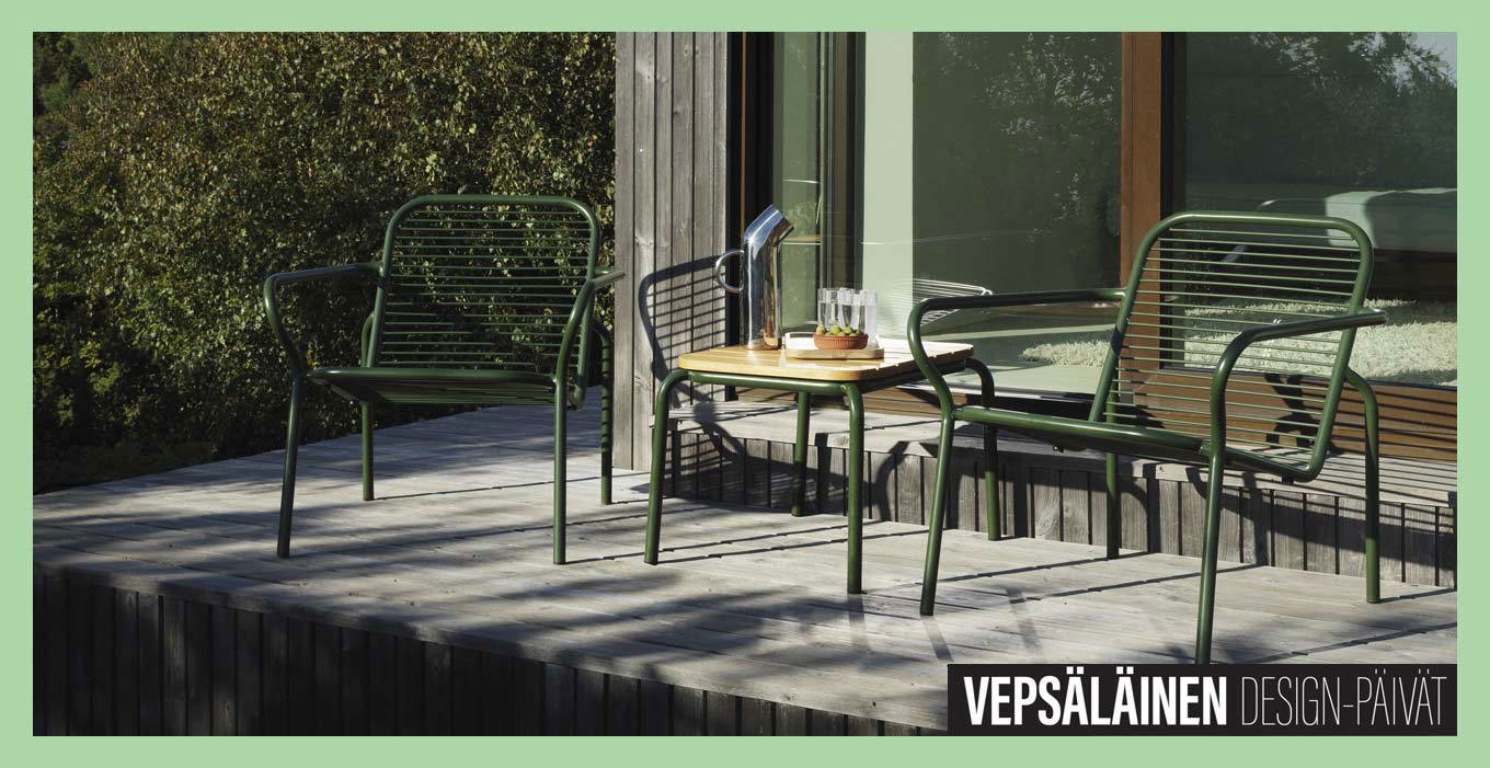 Ulkokalusteita Design-päiviltä