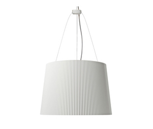 Gé Pendant Lamp, White/Gold