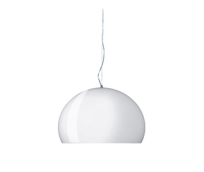 FL/Y-riippuvalaisin, kiiltävä valkoinen, ø 52 cm FL/Y-riippuvalaisin, kiiltävä valkoinen, ø 52 cm