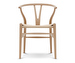 CH24 Wishbone Chair, Oiled Beech, Natural-Coloured Seat