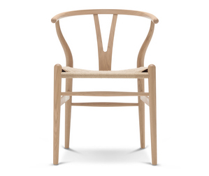 CH24 Wishbone Chair, White Oiled Oak, Natural-Coloured Seat CH24 Wishbone Chair, White Oiled Oak, Natural-Coloured Seat