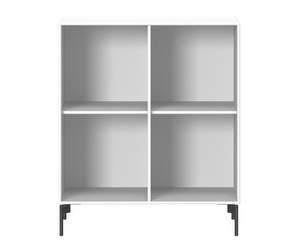 Show Bookshelf, New White, Black Legs