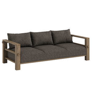 Bare-sohva, Textured Weave -kangas mellow brown / carob brown, L 225 cm