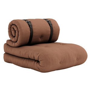 Buckle-Up-futontuoli, clay brown