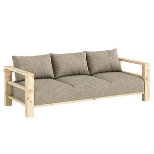 Bare-sohva, Textured Weave -kangas warm sand / mänty, L 225 cm