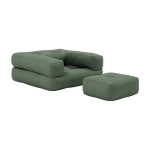 Mini Cube -nojatuoli, olive green