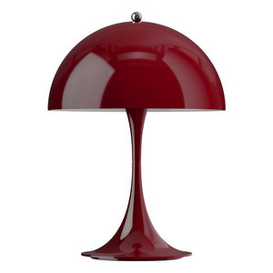 Panthella 250 Portable -pöytävalaisin, burgundi, ladattava