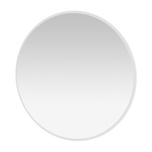Around-peili, white, Ø 70 cm