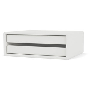 Classify-laatikosto, white, 13 x 36 cm