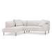 Bonnie-kulmasohva, Stone-kangas 07 beige, L 224 cm