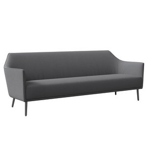 Ell-sohva, Dumet-kangas 090 harmaa, L 220 cm