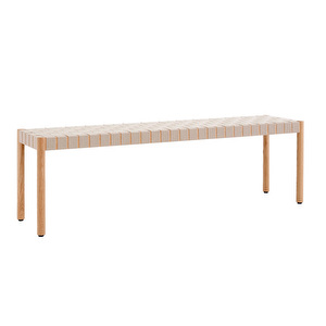 Betty TK5 -penkki, tammi / luonnonvärinen punos, L 157 cm Betty TK5 -penkki, tammi / luonnonvärinen punos, L 157 cm
