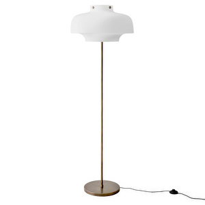 Copenhagen SC14 -lattiavalaisin, valkoinen opaalilasi / pronssattu messinki, K 150 cm