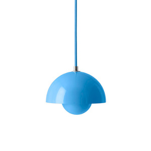 Flowerpot VP10 -riippuvalaisin, swim blue, ⌀ 16 cm