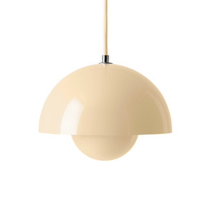 Flowerpot VP1 -riippuvalaisin, ivory, ⌀ 23 cm