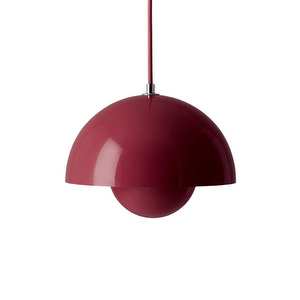 Flowerpot VP1 -riippuvalaisin, dark plum, ⌀ 23 cm