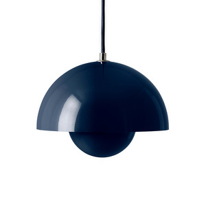 Flowerpot VP1 -riippuvalaisin, steel blue, ⌀ 23 cm