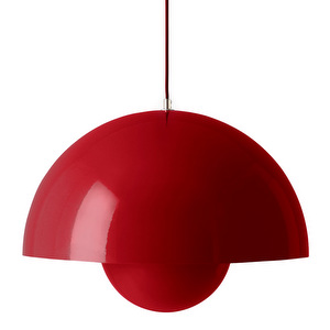 Flowerpot VP2 -riippuvalaisin, vermilion red, ⌀ 50 cm