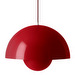 Flowerpot VP2 -riippuvalaisin, vermilion red, ⌀ 50 cm
