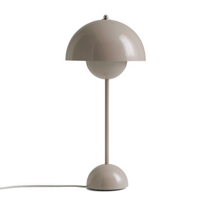 Flowerpot VP3 -pöytävalaisin, grey beige, ⌀ 23 cm