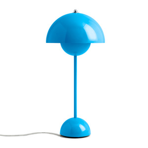 Flowerpot VP3 -pöytävalaisin, swim blue, ⌀ 23 cm
