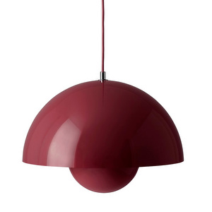 Flowerpot VP7 -riippuvalaisin, dark plum, ⌀ 37 cm
