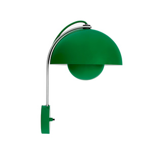 Flowerpot VP8 -seinävalaisin, signal green, ⌀ 23 cm