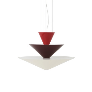 Gio LN14 -riippuvalaisin, punainen / burgundi, ⌀ 60 cm Gio LN14 -riippuvalaisin, punainen / burgundi, ⌀ 60 cm