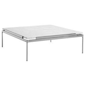 Sett LN13 -sohvapöytä, Bianco Carrara -marmori, 100 x 100 cm Sett LN13 -sohvapöytä, Bianco Carrara -marmori, 100 x 100 cm