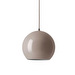 Topan VP6 -riippuvalaisin, grey beige, ⌀ 21 cm