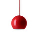 Topan VP6 -riippuvalaisin, vermilion red, ⌀ 21 cm