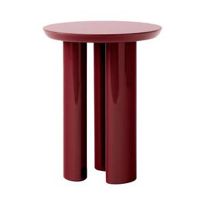Tung JA3 -sivupöytä, burgundy red, ⌀ 38 cm