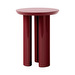 Tung JA3 -sivupöytä, burgundy red, ⌀ 38 cm