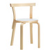 Chair 68, Birch/White Laminate