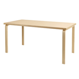 Table 81A, Birch, 75 x 150 cm