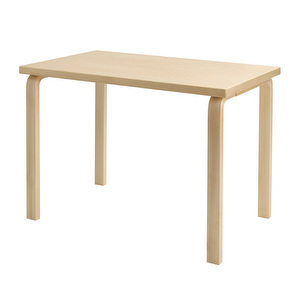 Pöytä 80B, koivu, 100 x 60 cm