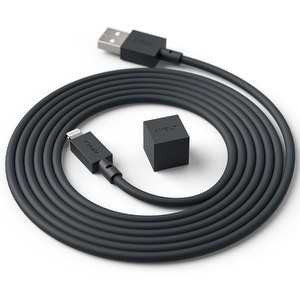 Cable 1 -kaapeli, Stockholm Black, USB-A/Lightning Cable 1 -kaapeli, Stockholm Black, USB-A/Lightning