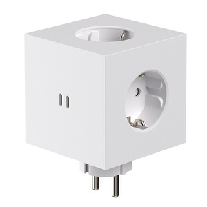 Square 2 USB-C -jatkopistorasia, Opal White, Avolt x Martinelli Luce