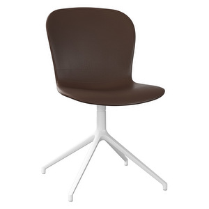 Adelaide Chair, Nordic Grain Leather 5131 Stone / White