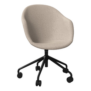Adelaide Office Chair, Lazio Fabric 3091 Beige, Armrests