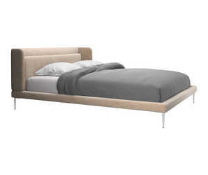 Austin Bed, Velvet Fabric 3033 Sand, 160 x 200 cm Austin Bed, Velvet Fabric 3033 Sand, 160 x 200 cm