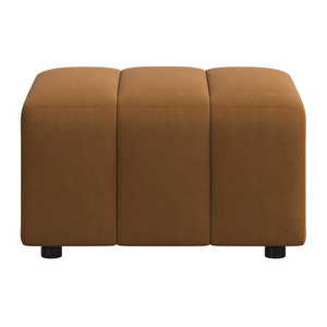 Bellagio Footstool, Frisco Fabric 2057 Camel, 69 x 69 cm