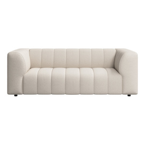 Bellagio Sofa, Lazio Fabric 3090 White, W 201 cm