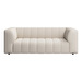 Bellagio Sofa, Lazio Fabric 3090 White, W 201 cm