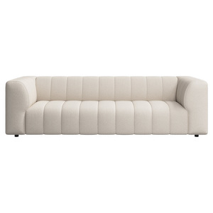 Bellagio Sofa, Lazio Fabric 3090 White, W 244 cm