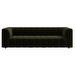 Bellagio Sofa, Velvet Fabric 3134 Olive Green, W 244 cm