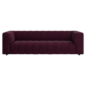 Bellagio Sofa, Bologna Fabric 3258 Crerry Red, W 244 cm