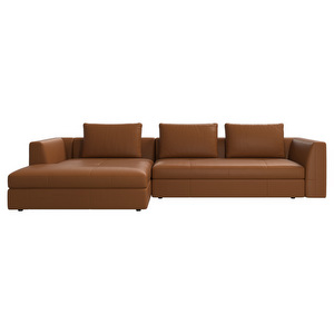 Bergamo-divaanisohva, Nordic Grain -nahka 5134 caramel, L 319 cm Bergamo-divaanisohva, Nordic Grain -nahka 5134 caramel, L 319 cm