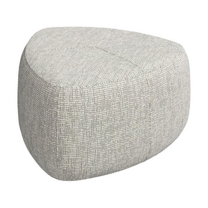 Bermuda Footstool, Tuscany Fabric 3200 White, W 76 cm Bermuda Footstool, Tuscany Fabric 3200 White, W 76 cm