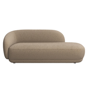 Bolzano Chaise Longue, Lazio Fabric 3096 Brown, W 176 cm Bolzano Chaise Longue, Lazio Fabric 3096 Brown, W 176 cm